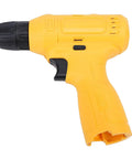 Badass Compact Cordless Drill Driver With 0 To 600 Rpm Speed And 15 Newton Meter Torque For drywall assembly with ergonomic yellow grip.