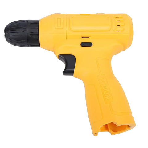 Badass Compact Cordless Drill Driver With 0 To 600 Rpm Speed And 15 Newton Meter Torque For drywall assembly with ergonomic yellow grip.