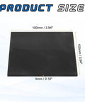 Graphite Block Plate Set For Melting Casting And Electrolysis High Purity Graphite Sheet 100x100x4mm Pack Of 2 size dimensions