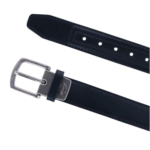 Men's Heavy Duty Work Belt One Point Five Inches Wide Industrial Grade Canvas Construction Adjustable Waist Fit Black Xlarge showing durable canvas material and buckle close-up.