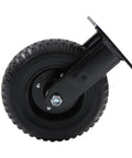 8 Inch Heavy Duty Polyurethane Caster Wheels 4 Pack Swivel Rolling Casters featuring a single black wheel with sturdy construction.