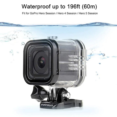Waterproof Dive Housing For GoPro Hero 5 4 And Session With Bracket Accessories Ultra Clear Optical Glass Lens Depth 60m