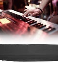 88 Key Digital Piano Dust Cover Soft Breathable Fabric placed on a keyboard, protecting it from scratches, dust, and debris.