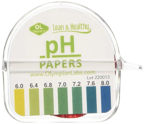 PH Paper Strips 6.0 To 8.0 Range For Fast No Fuss Easy At Home Body PH Check From Saliva Or Urine, packaging with color scale