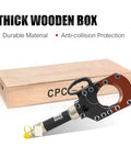 Hualuck 9 Ton Split Type Hydraulic Cable Cutter For Cutting Cu And Al Armored Cables Up To 100Mm in thick wooden box