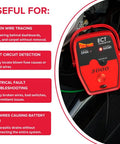 Circuit Tracer For Shorts And Opens With Smart Transmitter And Receiver, No Panel Removal Needed, quickly locate battery drain