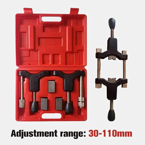 Universal Half Shaft Sleeve Thread Repair Kit For External Bolt Threads 30 To 110mm in red case with tools visible