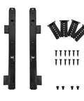 Heavy Duty Beefed Up 16 Inch Ball Bearing Keyboard Drawer Slides Steel Construction components with screws