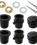 Front Wheel Bearing Rebuild Kit For Cub Cadet Craftsman MTD Ryobi Troy Bilt LTX 1045 1046 And EZ Stow Mini Rider Series Wear Resistant New Replacement black bushings, washers, cotter pins, and hub caps