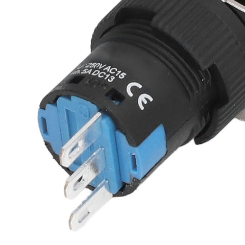 25 Pcs Key Selector Switch Self Locking Silver Metal 2 Positions Machine Tools With Keys And Seal Ring Durable Build Performance Industrial Grade Equipment Big Time Pros Need Zero Headaches Fast Easy Install No Brainer Deal black blue 16mm terminal view