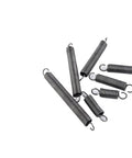 Heavy Duty Tension Springs With Open Hooks Made From Strong Spring Steel 65Mn, various sizes for mechanics and fixing projects.