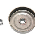 Top Notch Clutch Drum Bearing 3/8 Inch 6 Tooth Chainsaw Replacement Component, durable steel for yard work, includes bearing.