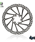 MTB Disc Brake Rotors Set 160mm 180mm 203mm 2 Pieces With 12 Screws Stainless Steel 2mm Thick 44mm Bolt Circle Blue Finish