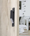 7.9 Inch Sliding Barn Door Handle Black 2 Pack Wooden Door Pull Handle For Barn Doors Gates Cabinets Closets Farmhouse Decor