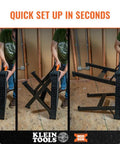 Setup process of MODbox Folding Work Bench On The Go Quick Set Up Heavy Duty 1000 Pound Capacity Portable Work Table