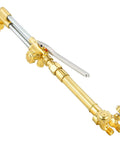 Heavy Duty Oxygen Acetylene Cutting Torch Kit With Attachment And 315FC Handle, alloy stainless steel and brass build
