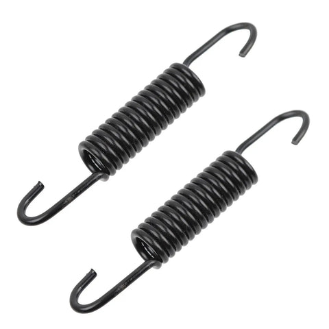 Heavy Duty Kickstand Return Spring For Dirt Bike And Scooter Mopeds Brake Pedal Return Spring Carbon Steel Construction Rust Resistant 110mm Black Two Pack Motorcycle Stand Accessory
