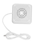 Slick Mini USB Ultrasonic Dishwasher With IP67 Waterproof Build, clean white unit with USB cable for kitchens and dorms.