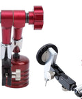 Pro Grade Heavy Duty Magnetic Base Stand For Dial Indicators With 50kg Pull, Red Universal Magnetic Indicator Holder