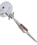 Top Tier Fabater Third Hand Stand With Tweezer Lock features straight tips and chrome base for stable electronics work.