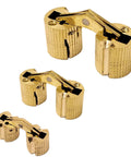 Hidden Brass Barrel Hinges Set 10 Pieces 8mm By 18mm Concealed Cabinet Hardware With 180 Degree Opening And 40 Screws For Furniture Cabinets Tables Jewelry Boxes