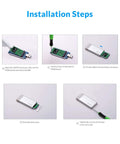 Installation steps for Turn Your Spare mSATA Drive Into a Pocket USB 3.0 SSD With No Cable Required enclosure.