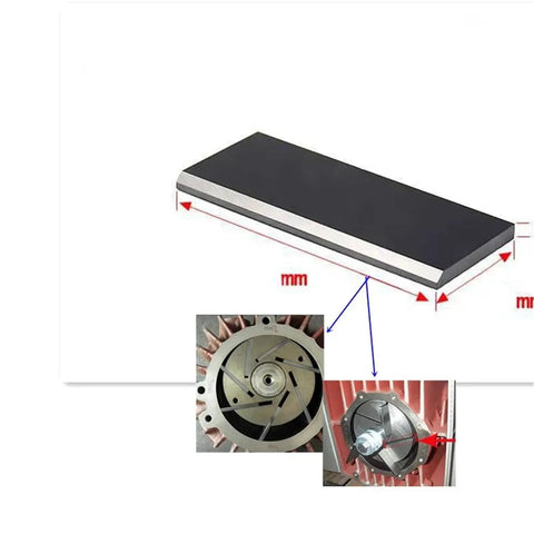 Graphite Vane For Fuel Pump And Vacuum Pump White Pro Grade Graphite Vane Block High Efficiency Wear Resistant Energy Saving
