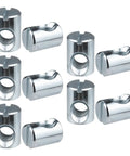 Heavy Duty Cross Dowel Barrel Nuts Straight Fix For Ikea Part 100514 No Sweat Bed Frame Joints Easy Peasy Joint Lock With Sundvik Mydal Cribs And M6 Bolts 10 Pack - zinc plated metal fasteners
