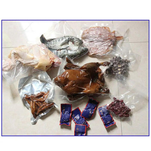 Pro Grade Digital Vacuum Sealing Machine For Easy Food Storage And Freshness, sealed foods including fish and poultry