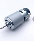 RS-555 Permanent Magnet DC Hall Encoder Gear Motor 6V 12V 24V High Speed Up To 16000 RPM for robotic automation with wires.