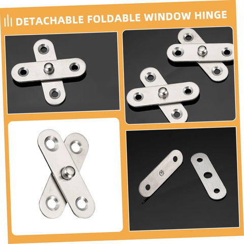 Detachable 24 Piece Heavy Duty Pivot Hinges Set For Cabinets Doors Bookcases And Hidden Kits Stainless Steel Locking Spring Hinges
