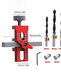 Cabinet Door Jig And Installation Tools Kit For Pros And DIY Woodworkers Multi Functional Woodworking Guide with drill bits