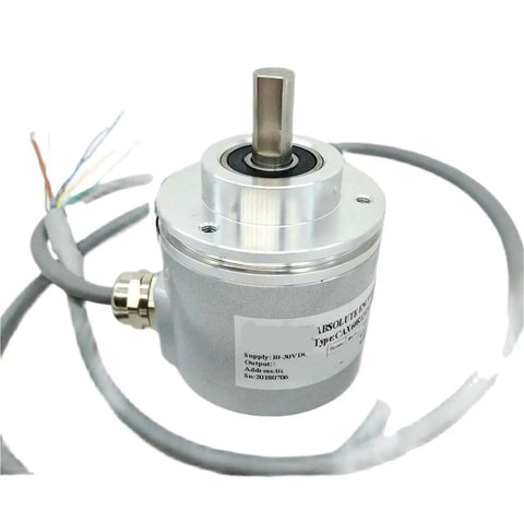 CAX60 12-Bit Multi-Turn Absolute Rotary Encoder With 64 256 4096 Turns, Dual RS485 And 0-10V Outputs, IP67 Sealed, 10-30V DC Power