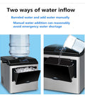 Plug And Play Countertop Ice Maker Delivers Quick Freeze Bullet Cubes With Thirty Kilos Daily Output and manual water refill options.