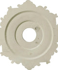 Riley Ceiling Medallion, 18 Inch Outside Diameter, 3.5 Inch Inner Diameter, 1.5 Inch Projection, Primed Finish, Lightweight Design