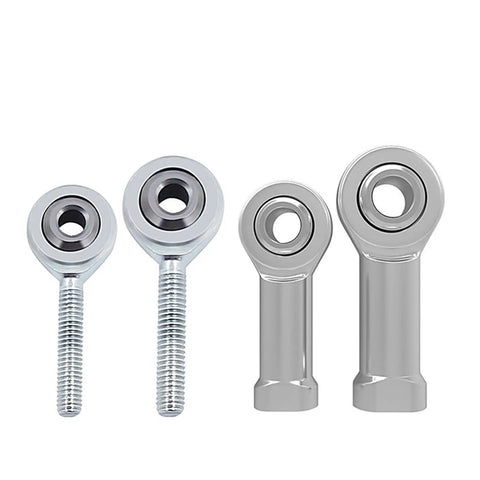 Fisheye Ball Bearing Rod End Joints 12 Pack M3 M4 Female Threaded Bearings For Precision Linkages And 3D Printer Parts Pro Grade Performance Smooth Motion Tough Wear Resistant And Corrosion Proof Design, M3 M4 sizes