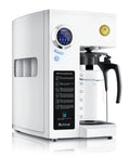 Countertop Reverse Osmosis Water Filter System With Remineralization, Portable No Installation RO Filtration, glass carafe shown