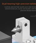 Heavy Duty 150W Mini Lathe Machine Metal Woodworking Precision Drill Chuck Cooling Fan Adjustable Speed 4000 7000Rpm tailstock with precision center pin