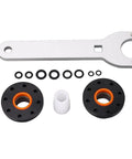 Real Deal Front Mount Hydraulic Steering Cylinder Seal Kit Replacement HS5157 For HC5340 To HC5358 Plus HC5365 Compatible With Shaft Wrench Tool