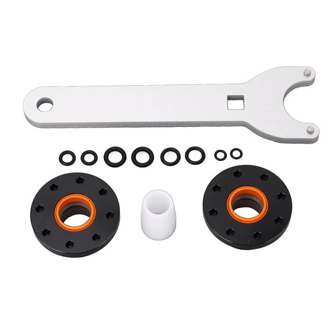 Real Deal Front Mount Hydraulic Steering Cylinder Seal Kit Replacement HS5157 For HC5340 To HC5358 Plus HC5365 Compatible With Shaft Wrench Tool