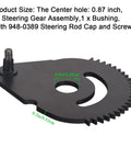 Steering Gear Kit For Lawn Tractors Fits MTD Troy Bilt And Craftsman Models Replacement includes gear with bush and screw