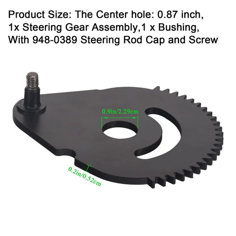 Steering Gear Kit For Lawn Tractors Fits MTD Troy Bilt And Craftsman Models Replacement includes gear with bush and screw