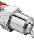 Two Pack Automotive Air Plug With One Quarter Inch MNPT Threads High Flow Pneumatic Fittings For Air Tools Expansion Ready Universal Quick Connect