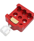 Heavy Duty Telescope Mount With 8-Hole Aluminum Dovetail Plate And Versatile Mounting Bracket, red dovetail plate with holes