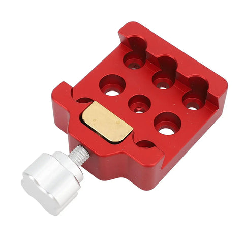 Heavy Duty Telescope Mount With 8-Hole Aluminum Dovetail Plate And Versatile Mounting Bracket, red dovetail plate with holes
