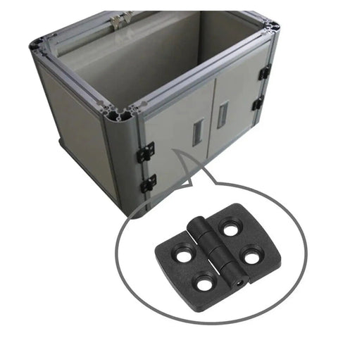 Ten Pack Nylon Plastic Butt Hinges For Boxes Cabinets Windows And Small Doors Lightweight Wear Resistant With Built In Bearings