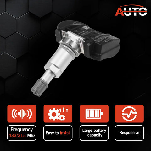 4 Pack Tpms Tire Pressure Monitor Sensors Compatible With Hyundai Elantra And Kia Optima Direct Replacement Oem 52933 D9100 with easy install features.