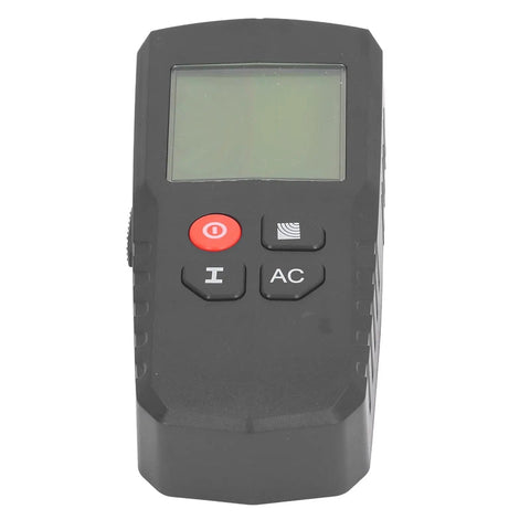 FTVOGUE Stud Finder with LCD Display, 5 in 1 Wall Scanner for Wood Metal, black body, front view with buttons and display.