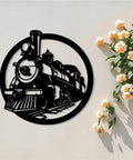 Vintage Steam Train Metal Wall Art Locomotive Silhouette For Man Cave Living Room And Office Rustic Iron Wall Decor 50cm 20in Size Handcrafted For Display
