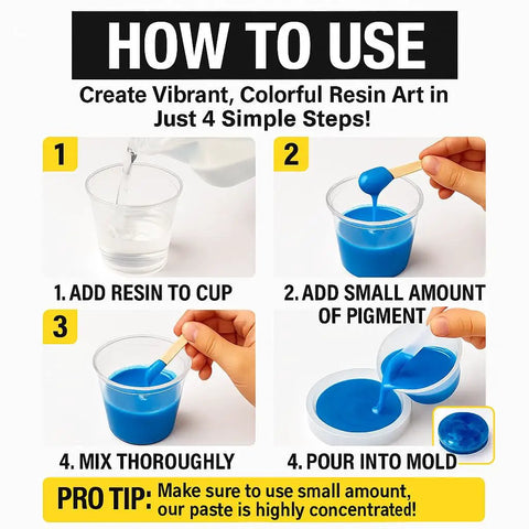 Straight Fire 24 Color Epoxy Resin Pigment Paste Set Packs Bold Opaque Dyes And Rich Mica Powders To Give Your Resin Art Bang For Your Buck While Making Creations Hit Different Daily